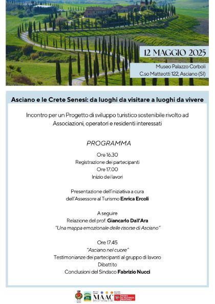 Asciano e le Crete Senesi: da luoghi da visitare a luoghi da vivere! Asciano e le Crete Senesi: da luoghi da visitare a luoghi da vivere!