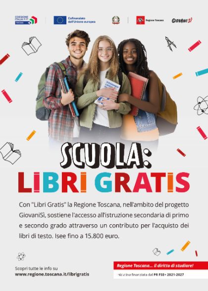 Presentato il progetto “Libri gratis” nelle scuole medie e superiori toscane Presentato il progetto “Libri gratis” nelle scuole medie e superiori toscane